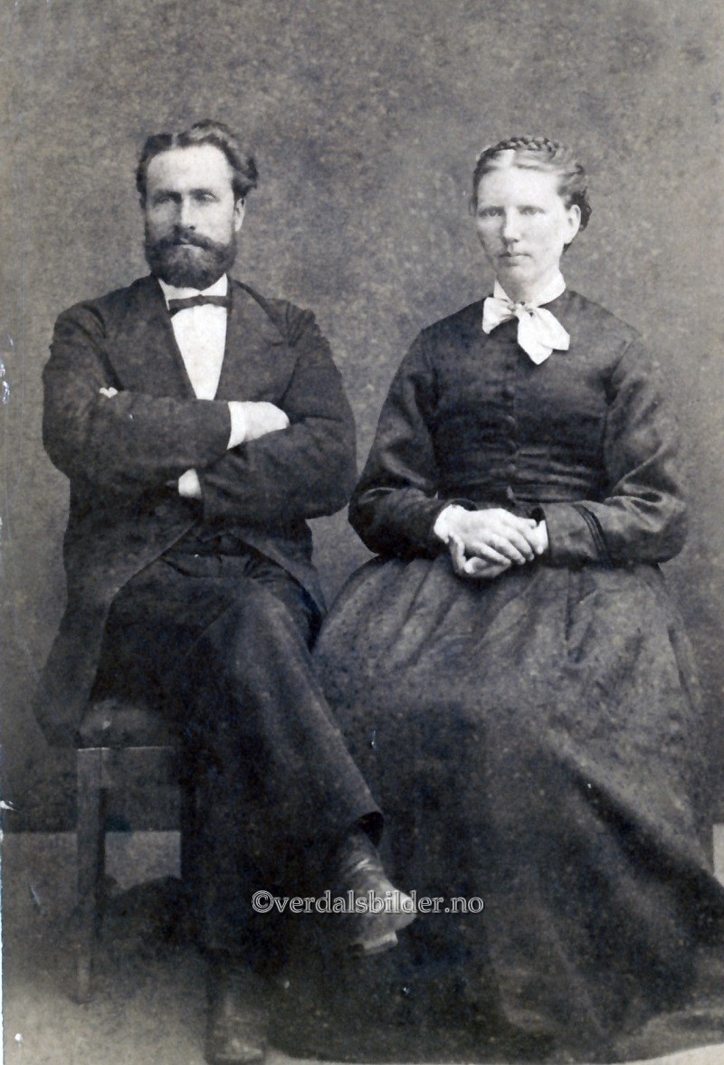  Solem var lærer i Volhaugen i perioden 1867 - 1874. Bilde etter Bergljot Lein.